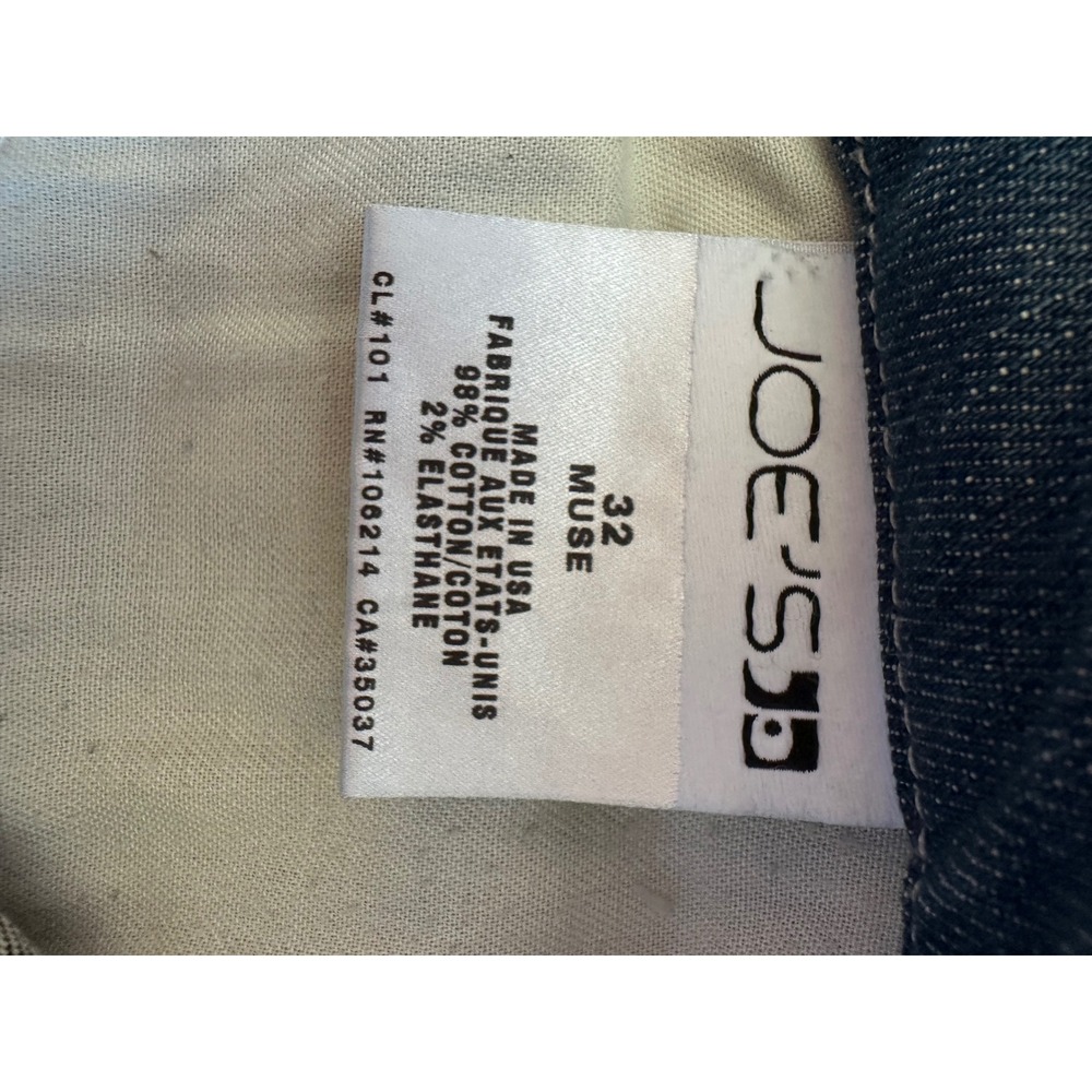 Joes Jeans Muse Flare Leg Blue Denim Jeans Denueve Wash Size 32 AXVE5790 - Picture 7 of 14